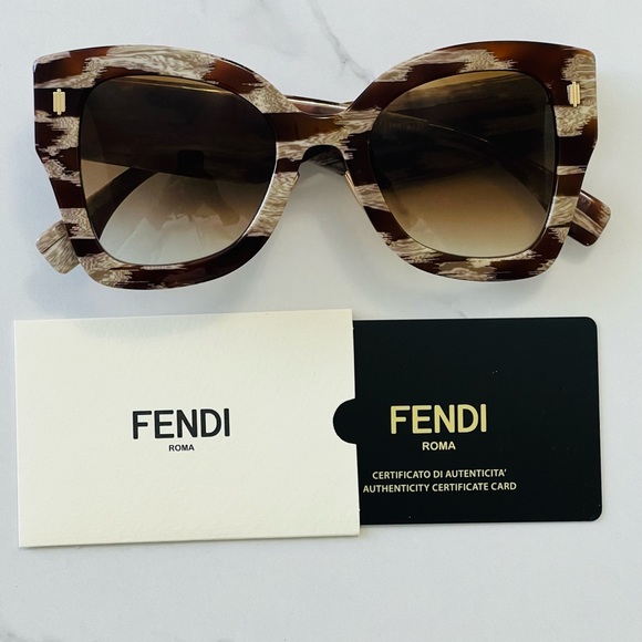 Fendi Python Sunglasses - Picture 1 of 9